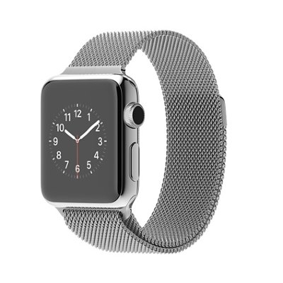 Apple Watch 38mm Stainless Steel Case with Milanese Loop Apple Watch - умные часы, ориентированные на людей, любящих функциональные, но при этом стильные устройства.