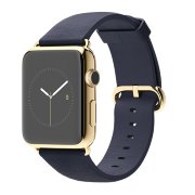 Apple Watch 42mm 18-Karat Yellow Gold Case with Midnight Blue Classic Buckle