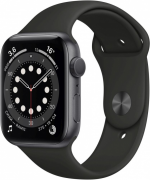 Apple Watch Series 6 GPS 40 мм корпус из алюминия «серый космос» ремешок черный