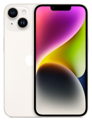 Apple iPhone 14 128 ГБ «сияющая звезда» IPhone 14 – это базовая модель от лидера рынка смартфонов, старт продаж которой начался осенью 2022 года. По дизайну модель повторяет предшествующую 13 модель, зато набор цветового исполнения смартфона изменился.