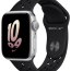Apple Watch Nike SE 2022 GPS 40 мм корпус из алюминия серебристый, спортивный ремешок черный - Apple Watch Nike SE 2022 GPS 40 мм корпус из алюминия серебристый, спортивный ремешок черный