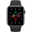 Apple Watch Series 5, 44 мм, корпус из алюминия цвета «серый космос», спортивный браслет чёрного цвета - Apple Watch Series 5, 44 мм, корпус из алюминия цвета «серый космос», спортивный браслет чёрного цвета