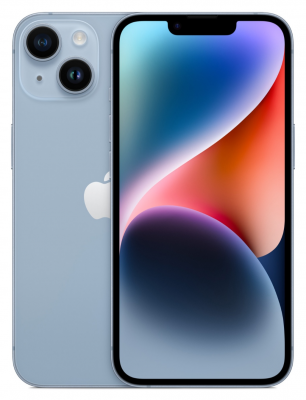 Apple iPhone 14 Plus 128 ГБ синий IPhone 14 Plus – это модель от именитого бренда, рассчитанная на пользователей, для которых приоритетом является размер экрана его гаджета. По сравнению с младшей 14 моделью, он оснащен сенсорным дисплеем 6,7 дюйма. 