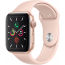 Apple Watch Series 5, 44 мм, корпус из алюминия золотого цвета, спортивный браслет цвета «розовый песок» - Apple Watch Series 5, 44 мм, корпус из алюминия золотого цвета, спортивный браслет цвета «розовый песок»