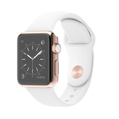 Apple Watch 38mm 18-Karat Rose Gold Case with White Sport Band Apple Watch - умные часы, ориентированные на людей, любящих функциональные, но при этом стильные устройства.
