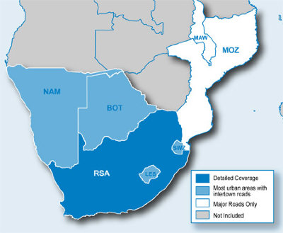City Navigator Southern Africa NT 2012.20 City Navigator Southern Africa NT 2012.20 – карта, включающая в себя более 37000 объектов и 200800 километров дороги. Она разработана специально для навигаторов настоящих путешественников, позволит быстро сориентироваться на сложных развязках и перекрестках.