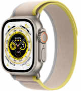 Apple Watch Ultra GPS + Cellular 49 мм корпус из титана, ремешок Trail желтый/бежевый