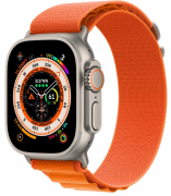 Apple Watch Ultra GPS + Cellular 49 мм корпус из титана, ремешок Alpine оранжевый1