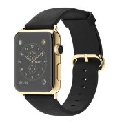Apple Watch 42mm 18-Karat Yellow Gold Case with Black Classic Buckle