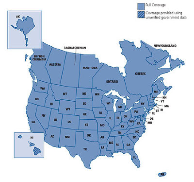 City Navigator North America City Navigator North America – подробная карта стран Северной Америки с обозначением всех необходимых объектов (кафе, гостиницы, кемпинги и т.д.). 