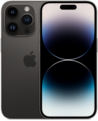 Apple iPhone 14 Pro 1 ТБ  «чёрный космос» iPhone 14 Pro – это флагманский смартфон 2022 года от компании Apple. Модель представлена в четырех вариантах цветов: глубокий фиолетовый (Deep Purple), золотой (Gold), космический черный (Space Black) и серебристый (Silver).