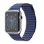 Apple Watch 42mm Stainless Steel Case with Bright Blue Leather Loop - Apple Watch 42mm Stainless Steel Case with Bright Blue Leather Loop