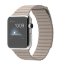 Apple Watch 42mm Stainless Steel Case with Stone Leather Loop - Apple Watch 42mm Stainless Steel Case with Stone Leather Loop