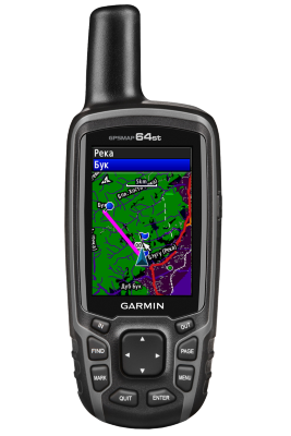 Gpsmap 64st Gpsmap 64st – надежный помощник для путешественника. Он оснащен цветным дисплеем, изображение на котором четкое в том числе и в солнечную погоду. Высокочувствительная антенна обеспечивает прием данных со спутников GPS и Глонасс даже в глухом лесу или среди многоэтажек.
