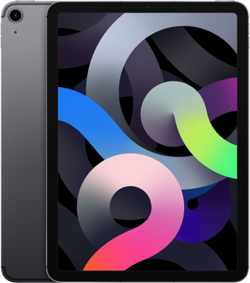 Apple iPad Air (2020) 10,9&quot; Wi-Fi 256 ГБ «серый космос» Полностью обновленный iPad Air стал еще более универсальным. Он оснащен великолепным дисплеем Liquid Retina 10,9 дюйма с широким цветовым охватом.