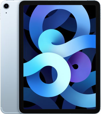 Apple iPad Air (2020) 10,9&quot; Wi-Fi 256 ГБ «голубое небо» Полностью обновленный iPad Air стал еще более универсальным. Он оснащен великолепным дисплеем Liquid Retina 10,9 дюйма с широким цветовым охватом.
