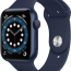 Apple Watch Series 6 GPS 44 мм корпус из алюминия синий ремешок синий - Apple Watch Series 6 GPS 44 мм корпус из алюминия синий ремешок синий