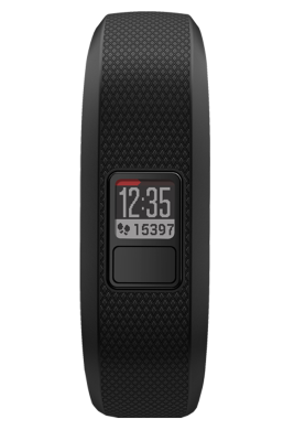 Vivofit 3 черный стандартного размера Vivofit 3 черный стандартного размера – стильный и компактный аксессуар, разработанный для занятий спортом и активного отдыха. Прибор показывает такие данные, как количество шагов, калорий, время суток, качество сна и интенсивность. 