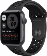 Apple Watch Nike Series 6 GPS 40 мм корпус из алюминия «серый космос» ремешок черный
