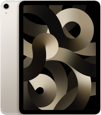 Apple iPad Air (2022) 10,9&quot; Wi-Fi 64 ГБ «сияющая звезда» Pad Air - это планшет среднего уровня в линейке устройств Apple, занимающий положение между iPad 9 и топовым iPad Pro 11.